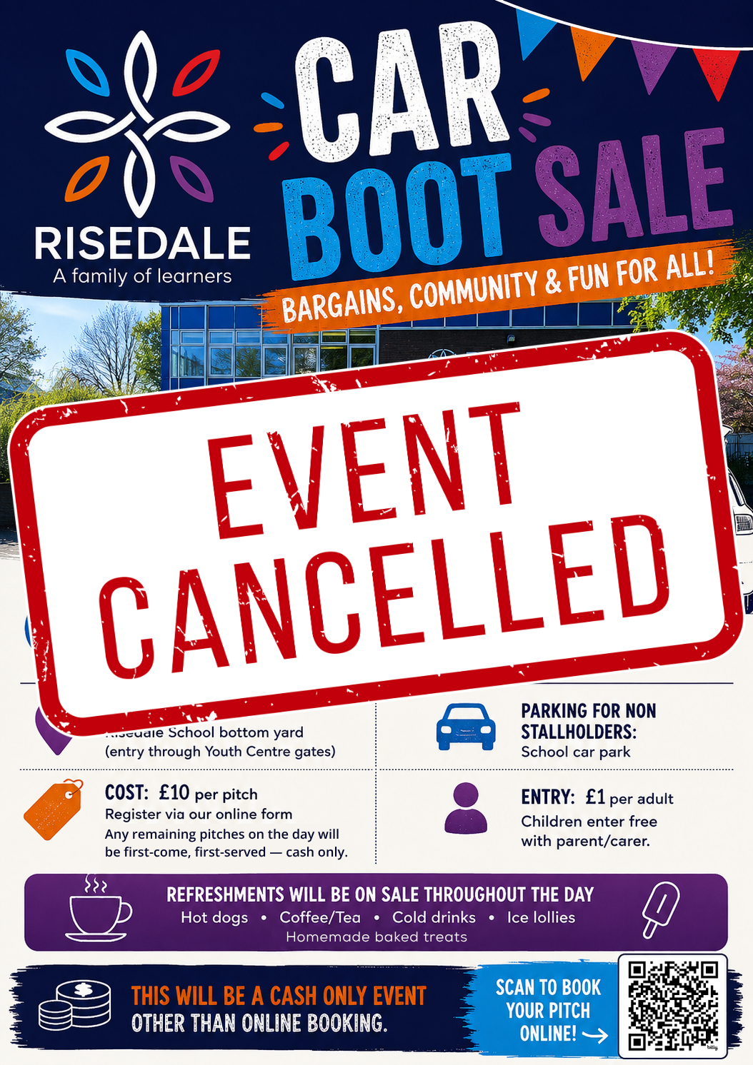 Risedale Car Boot Sale Poster (A Size)